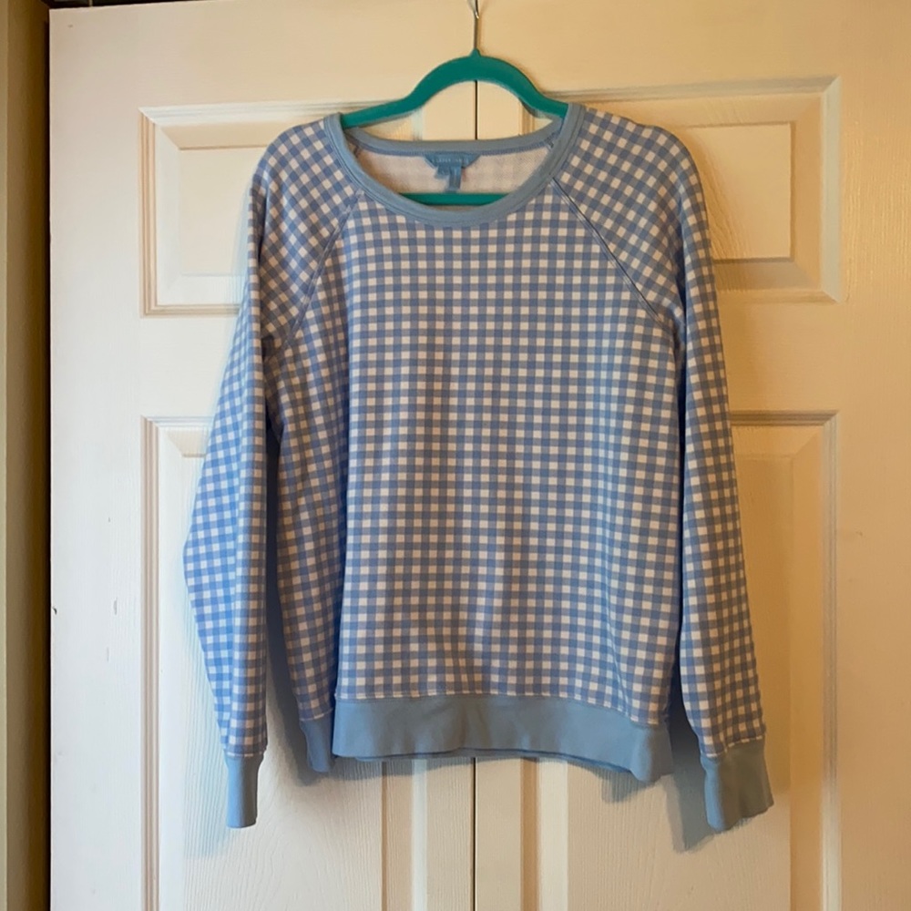 Draper James Gingham Sweatshirt